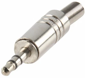 HQ, 3.5mm 3 Barras Estéreo Enchufe Metal, Conexiones de Soldadura para Cable de Audio - Imagen 1 de 1