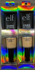 2 ELF Camo CC Cream Full Coverage Natural Finish #84915 Light 280 N EXP 11/25 - Picture 1 of 5