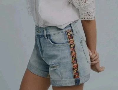 Шорты Anthropologie Anthropologie Pilcro Boyfriend Искусственно состаренные Джинсы 29 - Изображение 1 из 4