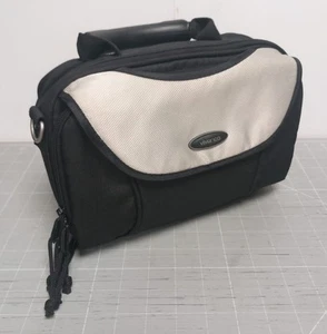 Vintage Retro Vivanco Small Medium Camera Camcorder Carry Case Bag Silver Black - Picture 1 of 12