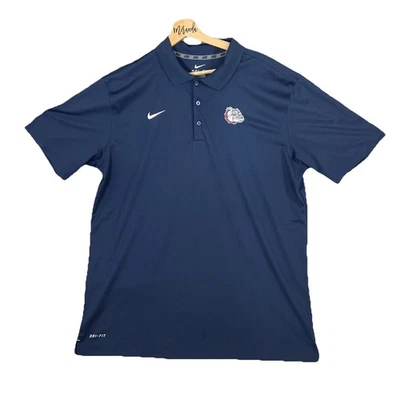 Gonzaga Bulldogs Basketball Nike Dri-Fit Performance Golf Polo Shirt Men’s XL - Image 1 of 4