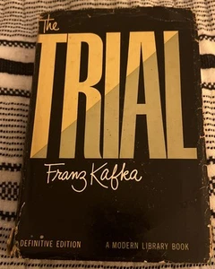 The Trial by Franz Kafka. 1956 Modern Library Definitive Edition HCDJ - Picture 1 of 6