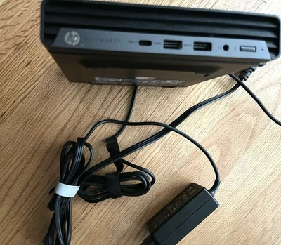 HP G4 Mini i5 8500T CPU 8GB RAM 500GB Drive Win11 - Image 1 of 4