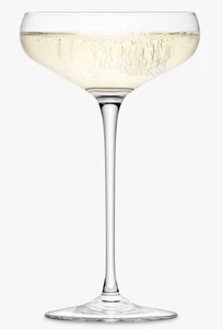 Set of 3 x 300ml LSA Champagne Saucers/ Wine / Cocktail Glasses - New In Box - Picture 1 of 2