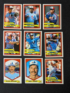 Montreal Expos - Baseball Sticker - Panini 1989 - Lot of 9 - Picture 1 of 6