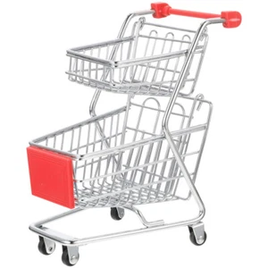 Children Home Large Gift Basket Small Shopping Cart Shopping Cart Toy Children - Picture 1 of 12