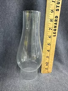 Klarglas Petroleum Hurricane Öllampe Kaminschirm 8,5" T 2 3/4" Monteur - Bild 1 von 5