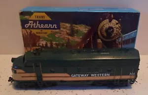 Athearn Scala HO Gateway Western Locomotiva Diesel NON TESTATA 101 42005 - Foto 1 di 12