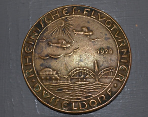 Médaille Bronze Exposition Aviation Düsseldorf 1928