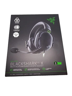 Razer BlackShark V2 X Gaming Headset Mikrofon PS5 Xbox PC B-Ware Neuwertig