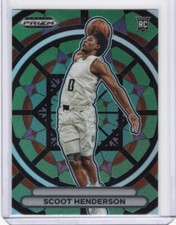 Scoot Henderson 2023-24 Panini Prizm Draft Picks Stained Glass #8