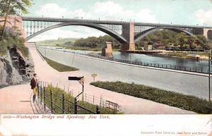 Washington Bridge und Speedway New York City New York 1906 - Bild 1 von 2