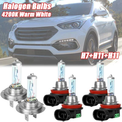Combo faros antiniebla halógenos para Hyundai Santa Fe Sport 2013-2016 Foto 1 de 4