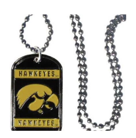 Siskiyou NCAA Dogtag Necklace Iowa Hawkeyes Cover