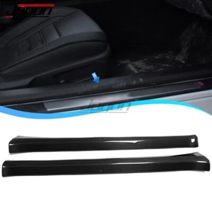Carbon Door Plate Sill Scuff Cover For Lexus RC 200t 300 350 F SPORT 2015-2019 - Picture 1 of 7