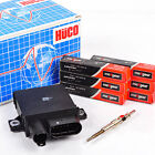 6 MAXGEAR glow plugs HUCO control unit for BMW 3-7 X3-X6 2.5D-3.0D OE 12217801201