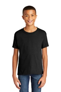 Gildan G640B Youth Ring Spun Softstyle Tee Top Modern Classic Fit T-Shirt - Picture 1 of 21