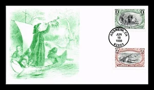 DR JIM STAMPS US COVER MARQUETTE TRANS-MISSISSIPPI FDC COMBO S&T CACHET - Picture 1 of 2