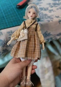 1/6 BJD Doll Face Makeup Resin Eyes Handmade Nude Girl Ball Jointed Body DIY Toy - Bild 1 von 9