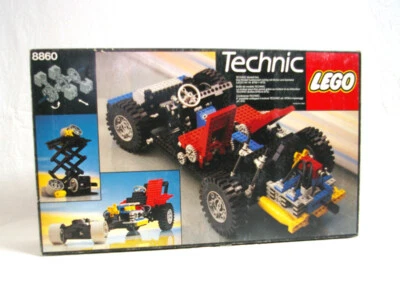 LEGO Car Chassis 8860 With Flat 4 Engine Vintage 1980s Original New - Image 1 of 4