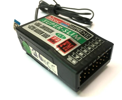 Hitec Super Slim ch26 Receiver w 72.310RF Crystal R4 - Image 1 of 4