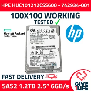 HPE HUC101212CSS600 1.2TB HDD 2.5" SAS-2 6GB/S 10K 64MB - 742934-001 - Foto 1 di 9