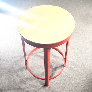 West Elm Red Ribbon Counter Stools 14x24 inches Very Strong - Picture 1 of 3