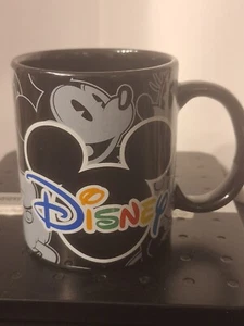 Taza Disney Jerry Leigh Mickey Mouse Clásica Negra Pato Donald Goofy - Imagen 1 de 5