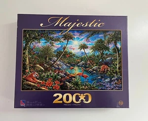 Majestic 2000 Teile Puzzle Dschungel Puzzle SELTENE COVERKUNST - Bild 1 von 2