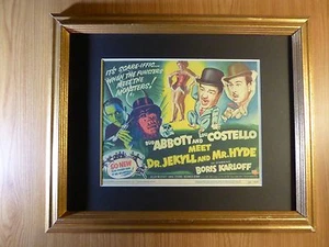 ABBOT & COSTELLO MEET JEKYLL & HYDE FILMPOSTER RP AUF KARTON MATTIERT 11 X 14 - Bild 1 von 2