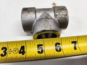 Unbranded 3/4" x 3/4" x 3/4" Socket Weld Tee 310H Stainless Steel Class 3000 NeW - Picture 1 of 2