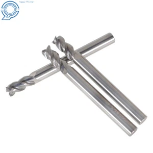 3 Pieces Milling Cutter 1/4" Diameter 3 Flute x 5/8" Cutting Length - Picture 1 of 10