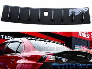 Fit with 08-13 Lancer EVO 10Gen 10TH Carbon Fiber Rear Roof Shark Fins Spoiler - Picture 1 of 4