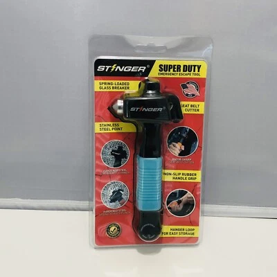 Herramienta de escape de emergencia para automóvil STINGER Super Duty, rotura de vidrio, cortador de cinturón de seguridad NUEVO Foto 1 de 4