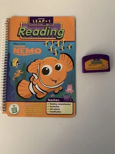 LeapFrog LeapPad Disney Pixar Finding Nemo 1st Grade Reading Book & Cartridge - Picture 1 of 2