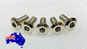 YAMAHA MT07 2020 REAR BRAKE DISC BOLT TITANIUM KIT 5 PACK M8X20MM 1.25MM - Picture 1 of 6