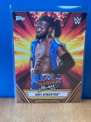 2019 Topps WWE SummerSlam 〜 #35 KOFI KINGSTON - Image 1 of 2