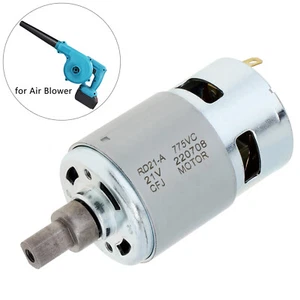 DC 775 Motor 18V-21V 15000RPM Motor Dual Ball Bearings for Electric Air Blower - Picture 1 of 10