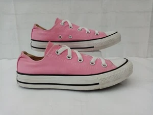 Scarpe da ginnastica donna Converse All Star taglia 4 rosa bianco sneakers lo top stringate - Foto 1 di 19