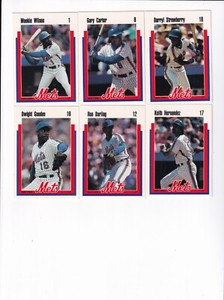 New York Mets Team Set 1989 Kahn's MLB 30 Cards