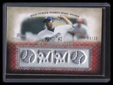 2009 Topps Sterling Career Chronicles Relics 62 CC Sabathia Quad Jersey 9/10