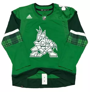 Adidas NHL Arizona Coyotes Día de San Patricio Auténtica Camiseta de Hockey Adulto 52 - Imagen 1 de 4