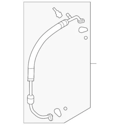 Подлинный всасывающий шланг для хладагента переменного тока Ford Lincoln 2013-2019 Taurus MKS DE9Z19867A - Изображение 1 из 2