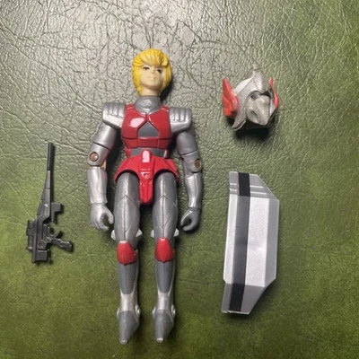 Figura de acción Matchbox Robotech Dana Sterling 1985 completa con casco escudo pistola Foto 1 de 2