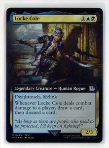 LÁMINA DE ARTE EXTENDIDA FIN Locke Cole #499 de colección - Imagen 1 de 2