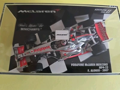 F Alonso, Vodafone McLaren MP 4-22, 2007, Minichamps 1/43 wie neu Ed 43 no 83 - Bild 1 von 4