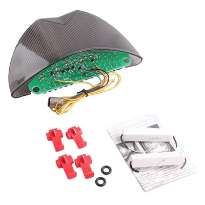 Luzes de freio traseiras de LED lanterna traseira fumaça para BMW R1200GS 2004-2007 06 05 - Imagem 1 de 3