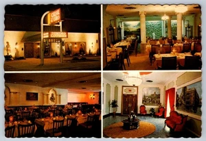 Casa d’Oro Dining Lounge, Niagara Falls, Ontario, Chrome Multiview Postcard - Foto 1 di 2