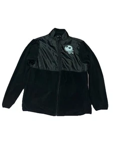 Disney Nightmare Before Christmas Jack Skellington Full Zip Fleece Jacket M - Picture 1 of 9