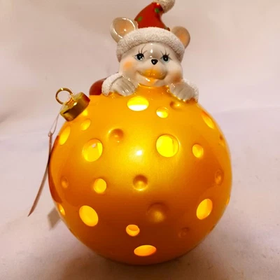 鼠标灯光无焰蜡烛全新带盒点亮圣诞装饰 — 第 1/4 张图片